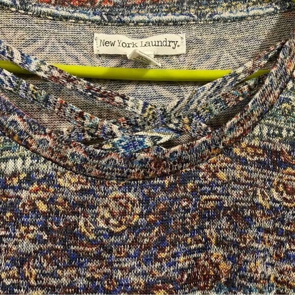 New York Laundry, Womens Knit 3/4 Sleeve Shirt, Size M. (S80) - Picture 4 of 6